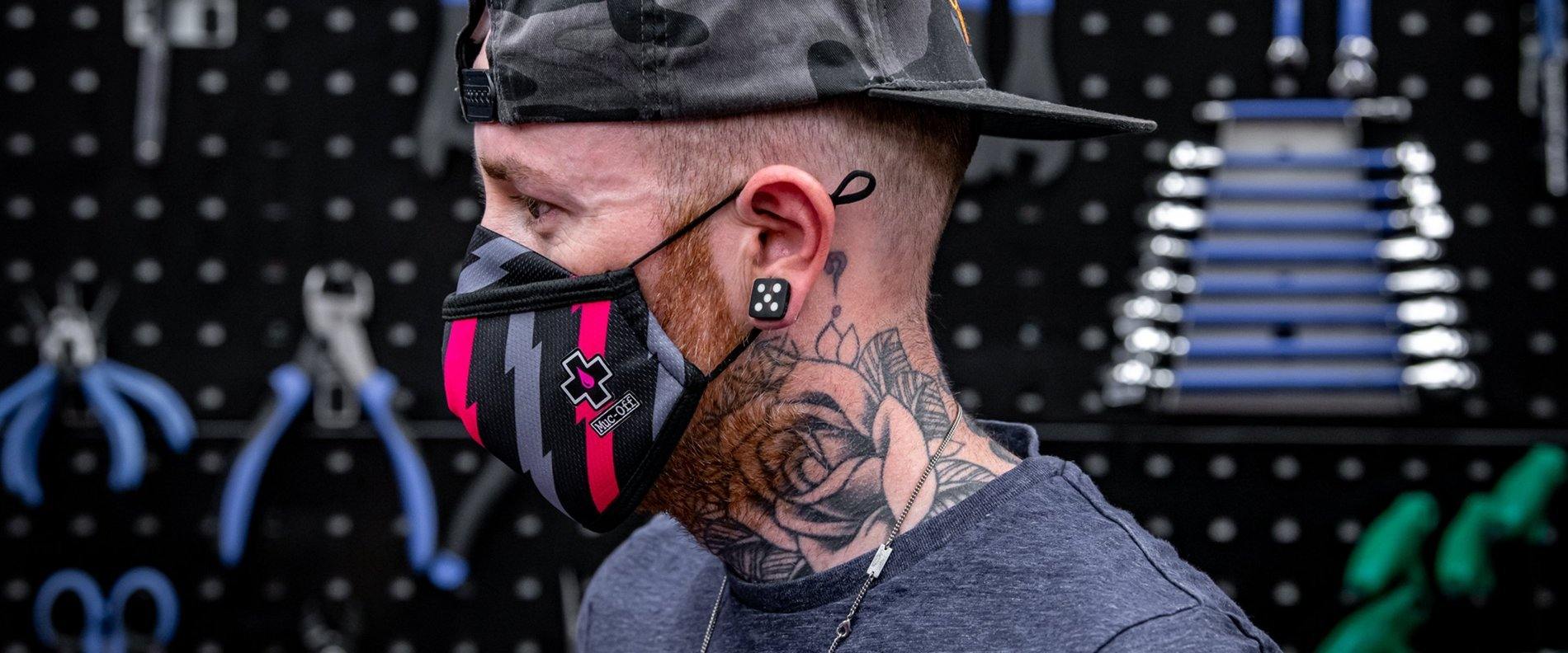 Muc Off Reusable Face Mask (Bolt) - Image 2