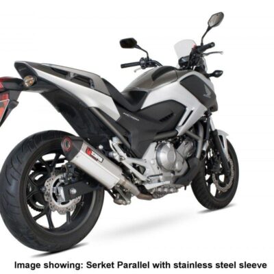 Scorpion Exhaust fits for Honda NC700S / NC700X (’12-’13) (Serket Parallel Slip On)
