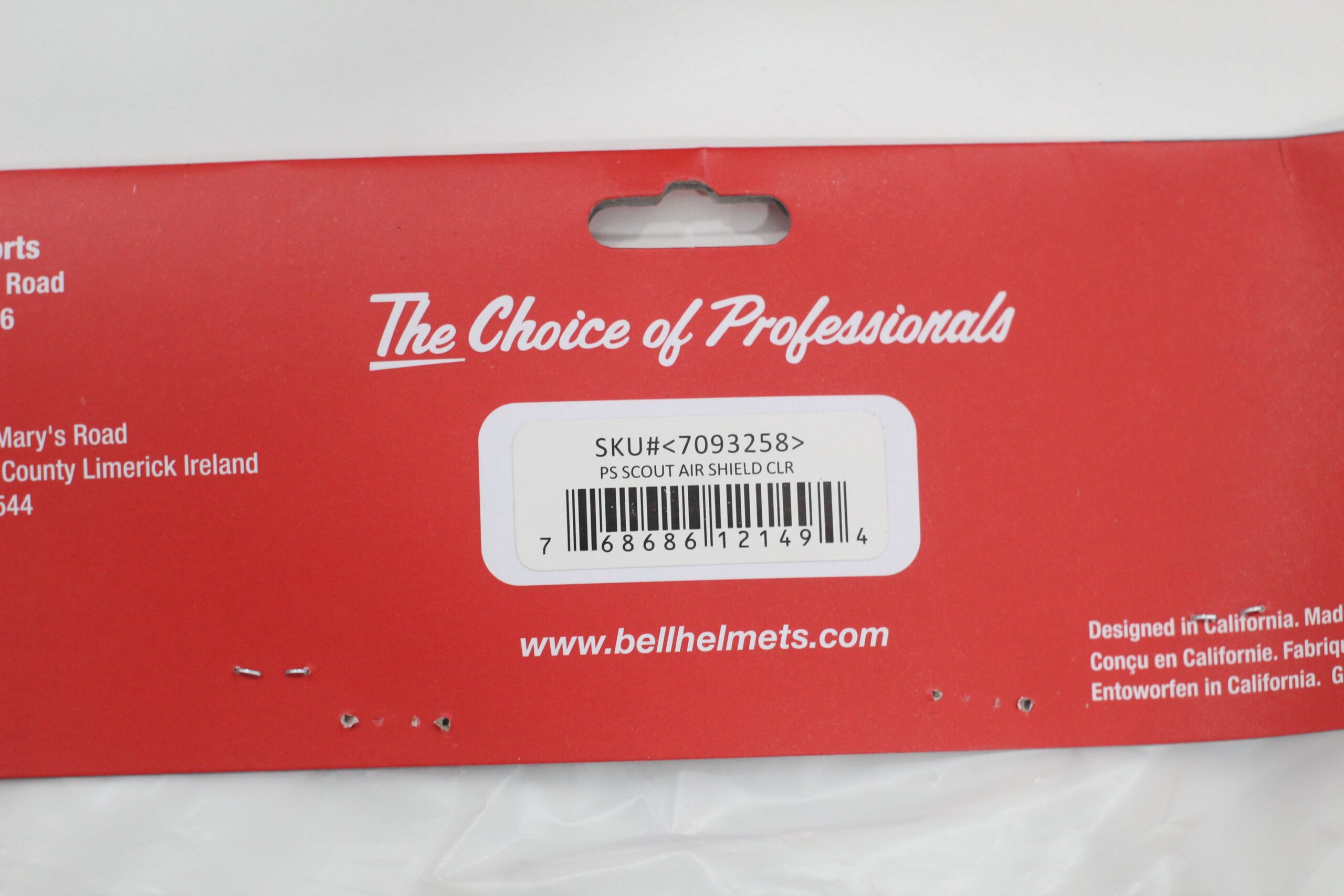 Bell Sparepart Scout Air Visor (Clear) - Image 7