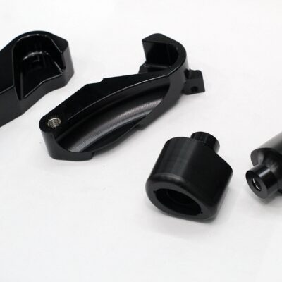 R&G Crash Protectors Aero Style (Non Drill Kit) fits for Honda CBR600RR (’13-) (Black)