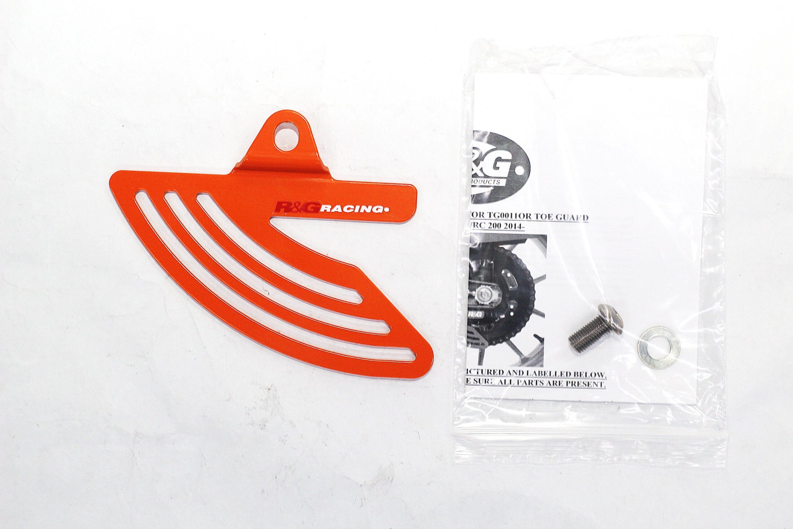 R&G Toe Chain Guard fits for KTM RC 125 / RC 200 / RC 390, Husqvarna Vitpilen 701 & Svartpilen 701