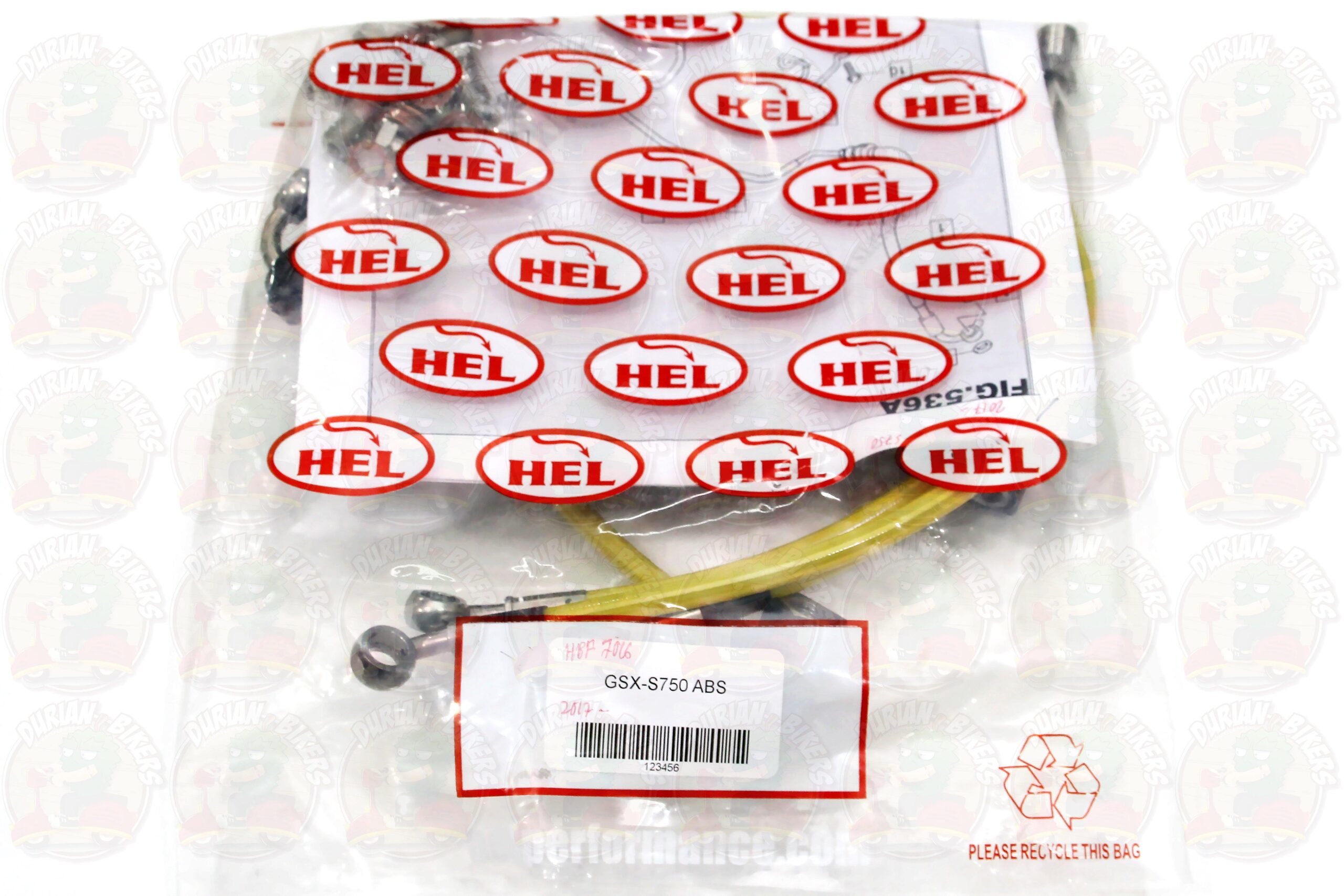 HEL Brake Line Hose Kit fits for Suzuki GSX-S750 ABS ('17-'21) - Image 5