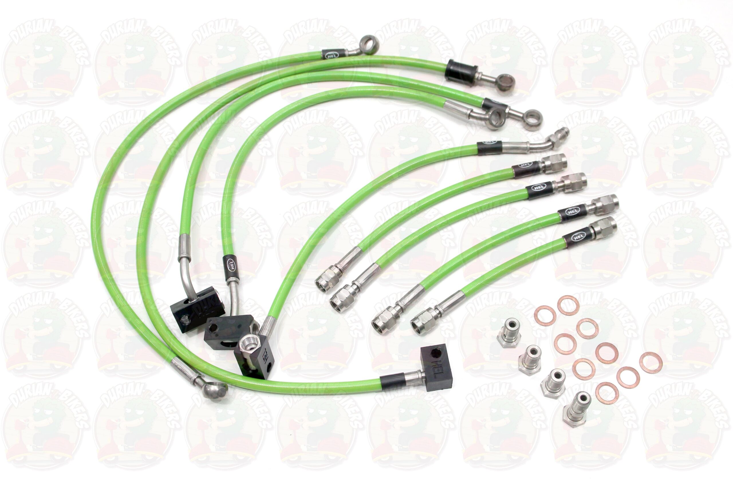 HEL Brake Line Hose Kit fits for Kawasaki ZZR1400 ZX14 ABS ('06-'17)