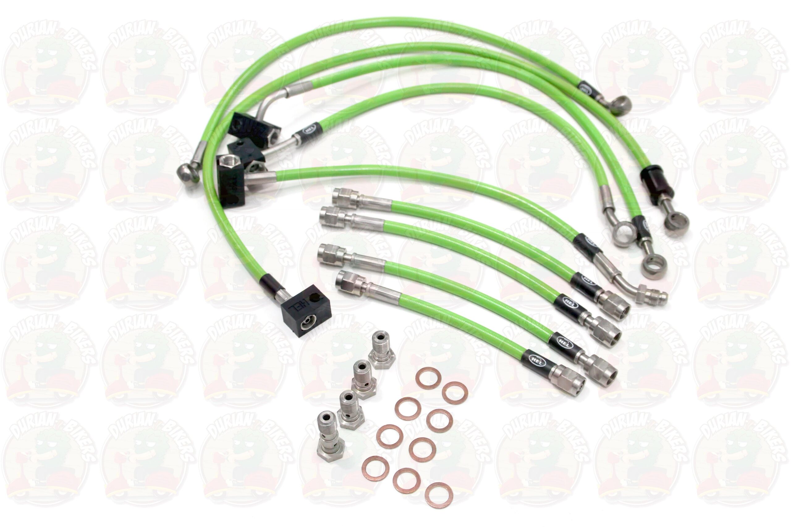 HEL Brake Line Hose Kit fits for Kawasaki ZZR1400 ZX14 ABS ('06-'17) - Image 2