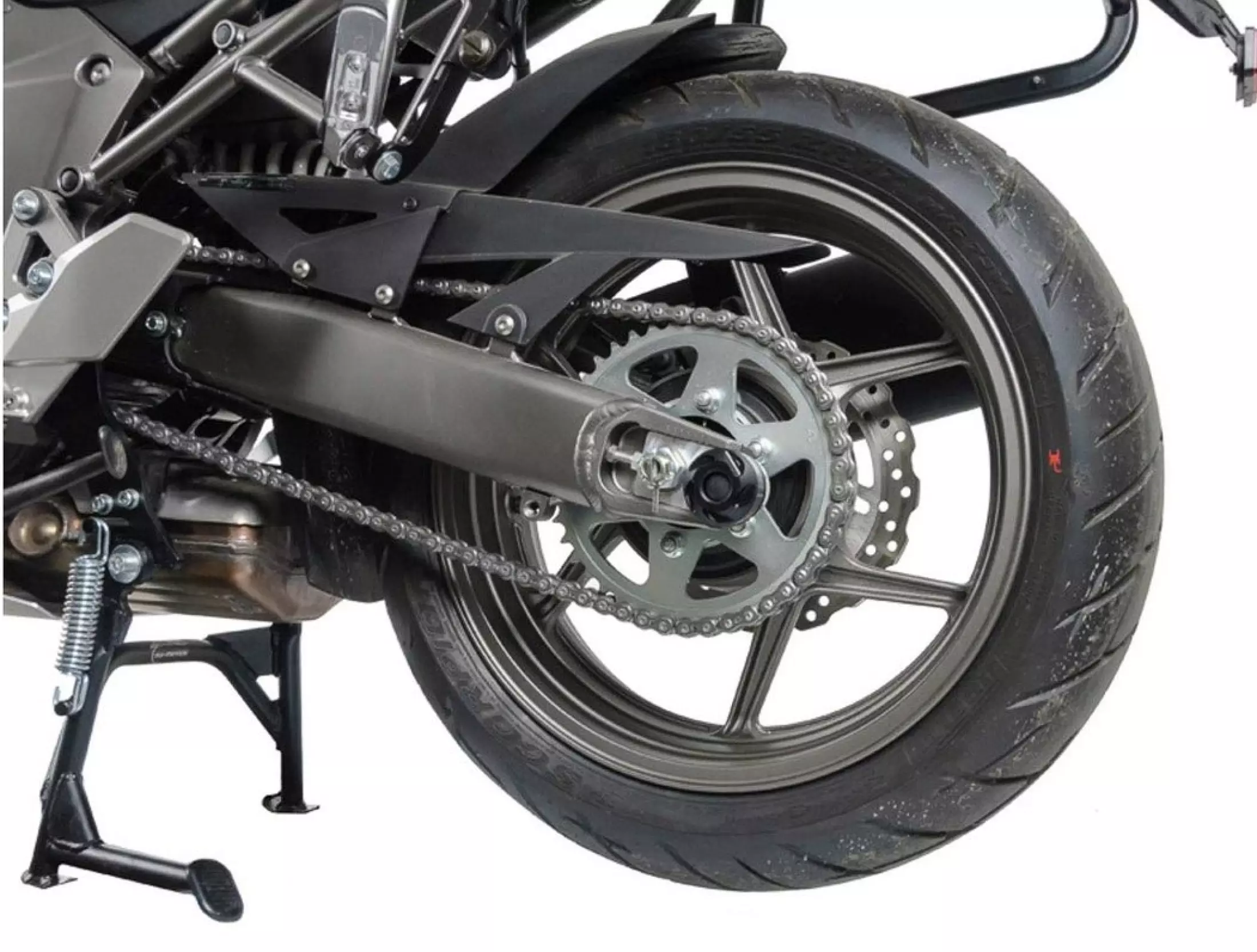 SW Motech Slider Set (Rear Axle Black) fits for Kawasaki Versys 1000 ('12-) - Image 2