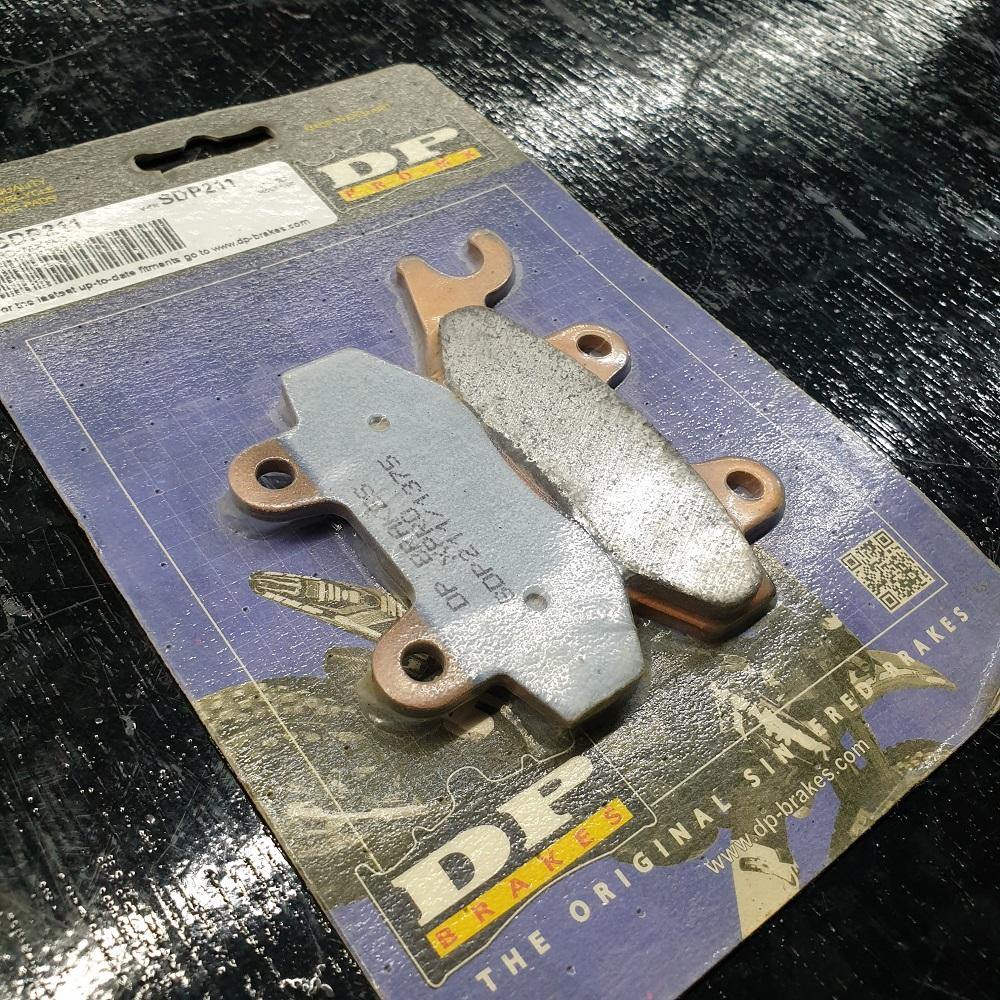 DP Brake Pads for Kawasaki KLX 125, 140, 230, 250, 300, 650 (SDP211) - Image 2