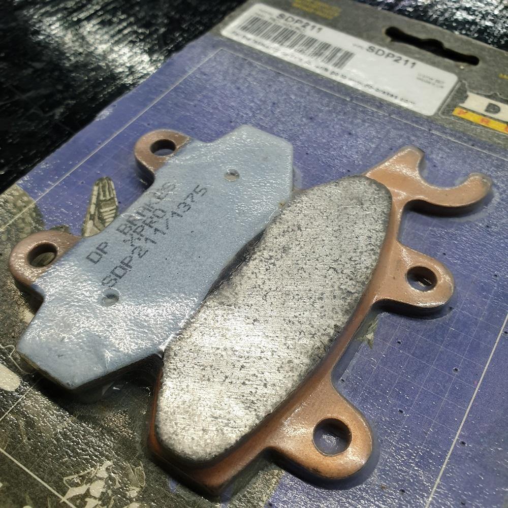 DP Brake Pads for Kawasaki KLX 125, 140, 230, 250, 300, 650 (SDP211) - Image 3