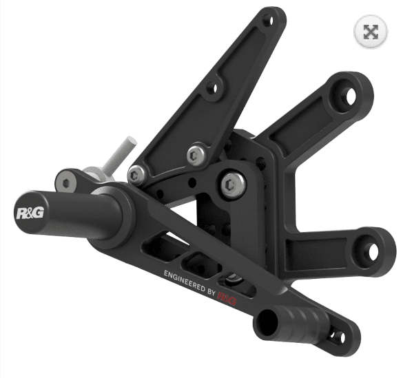 R&G Adjustable Rearsets fits for Honda CBR1000RR-R ('20-) & Fireblade SP ('20-) - Image 2