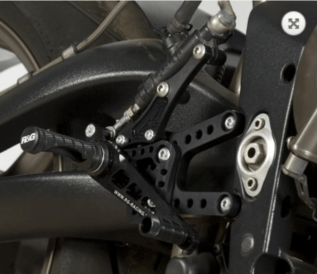 R&G Adjustable Rearsets fits for Triumph Daytona 675 ('06-'12)