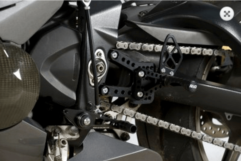 R&G Adjustable Rearsets fits for Triumph Daytona 675 ('06-'12) - Image 2