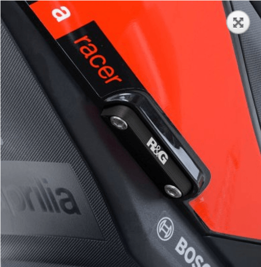 R&G Rear Foot Rest Blanking Plates fits for Aprilia RSV4, Tuono V4, RS660, Tuono 660