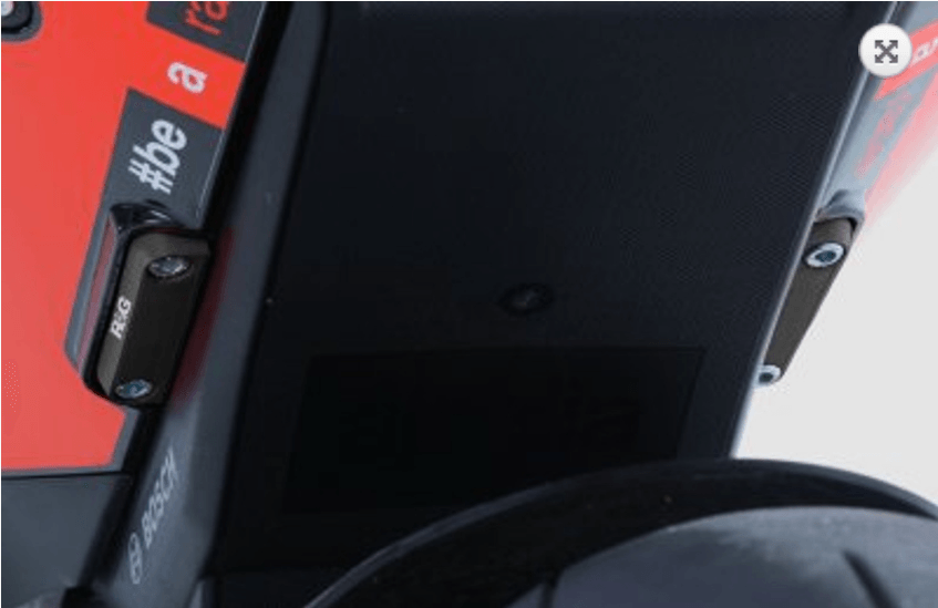 R&G Rear Foot Rest Blanking Plates fits for Aprilia RSV4, Tuono V4, RS660, Tuono 660 - Image 3