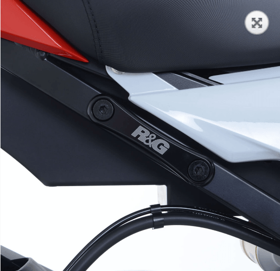 R&G Rear Foot Rest Blanking Plates (Single) fits for BMW S1000RR ('10-) / S1000R ('14-'20)