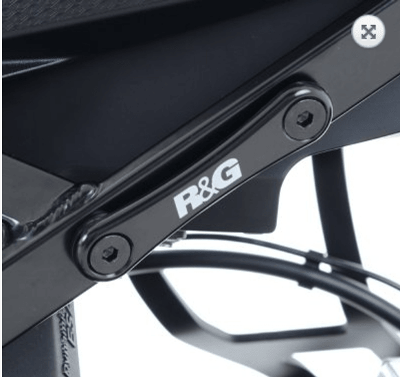 R&G Rear Foot Rest Blanking Plates fits for BMW S1000XR ('15-'19) & Triumph Trident 660 ('21-)