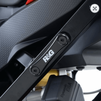 R&G Rear Foot Rest Blanking Plates fits for BMW S1000XR (’15-’19) & Triumph Trident 660 (’21-)