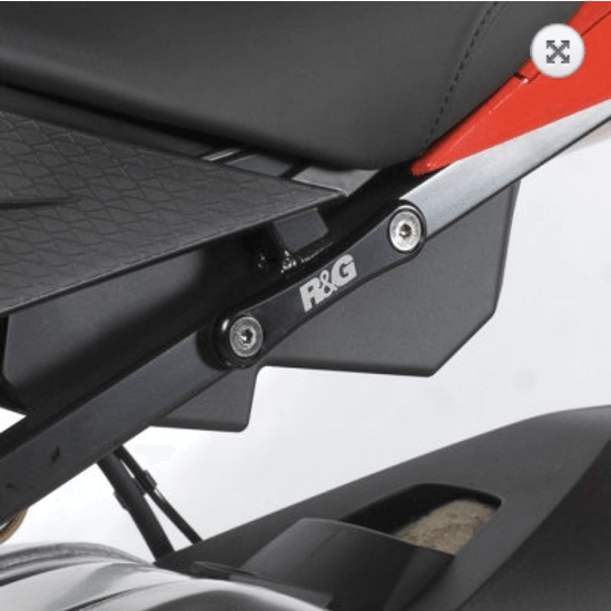 R&G Rear Foot Rest Blanking Plates fits for BMW S1000RR ('10-'18) & S1000R ('14-'20)