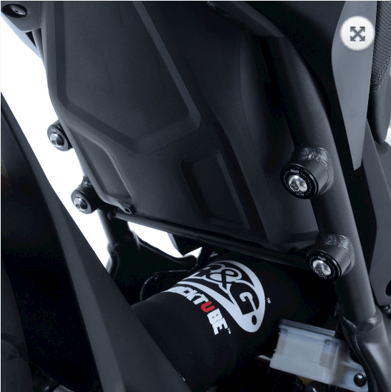 R&G Rear Foot Rest Blanking Plate fits for Honda CB125R, CB300R, CB/CBR650R, Ducati Multistrada V4(S)