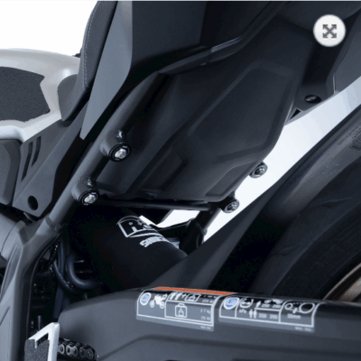 R&G Rear Foot Rest Blanking Plate fits for Honda CB125R, CB300R, CB/CBR650R, Ducati Multistrada V4(S)