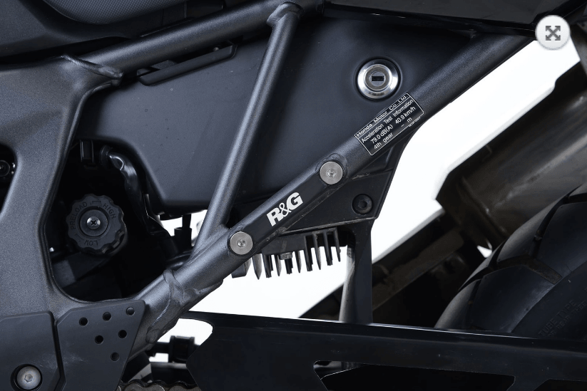 R&G Rear Foot Rest Blanking Plates fits for Honda Africa Twin CRF1000L ('16-)