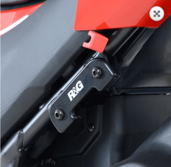 R&G Rear Foot Rest Blanking Plates fits for Honda CBR300R, CBR500R (-'15), CB500F ('13-) CB400X ('19-) & CB500X - Image 2