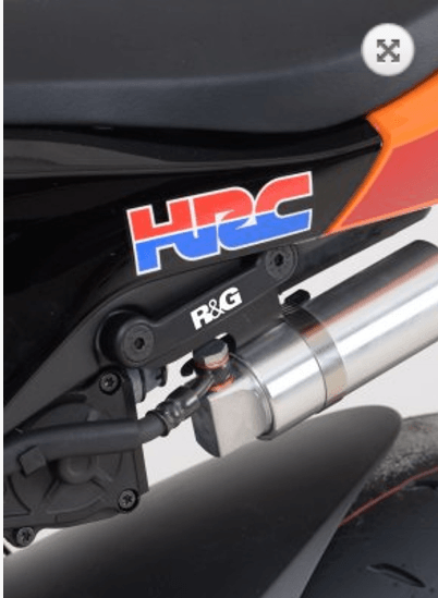R&G Rear Foot Rest Blanking Plates fits for Honda CBR600RR ('07-) & Yamaha MT-125 - Image 3
