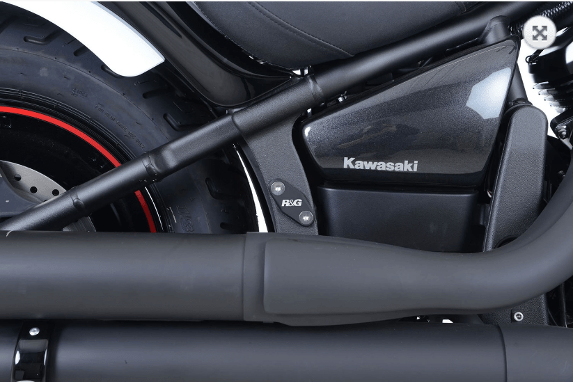 R&G Rear Foot Rest Blanking Plates fits for Kawasaki Vulcan VN900 Custom ('07-), VN900 Classic ('06-) & VN900 Classic LT ('11-) - Image 2