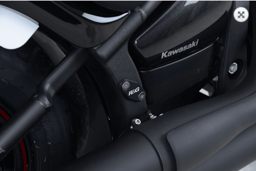 R&G Rear Foot Rest Blanking Plates fits for Kawasaki Vulcan VN900 Custom ('07-), VN900 Classic ('06-) & VN900 Classic LT ('11-) - Image 3