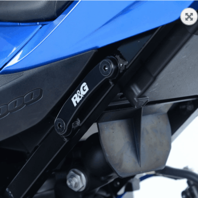R&G Rear Foot Rest Blanking Plates fits for Kawasaki Ninja 250 (’17), Ninja 300, Z250 (’13-’18) & Suzuki GSX-R1000 / GSX-R1000R (’17-)