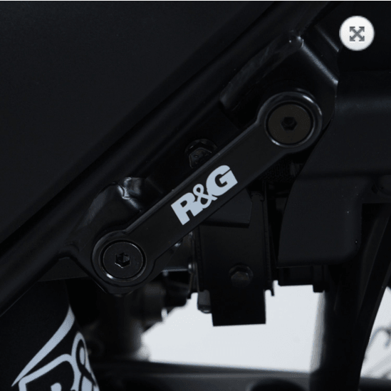 R&G Rear Foot Rest Blanking Plates fits for Suzuki SV650 ('16-) & SV650X ('18-)