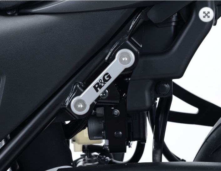 R&G Rear Foot Rest Blanking Plates fits for Suzuki SV650 ('16-) & SV650X ('18-) - Image 2