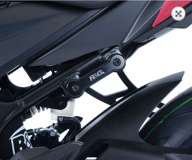 R&G Rear Foot Rest Blanking Plates fits for Suzuki GSR750 ('11-), GSX-S750 ('17-) & GSX250R ('17-) - Image 2