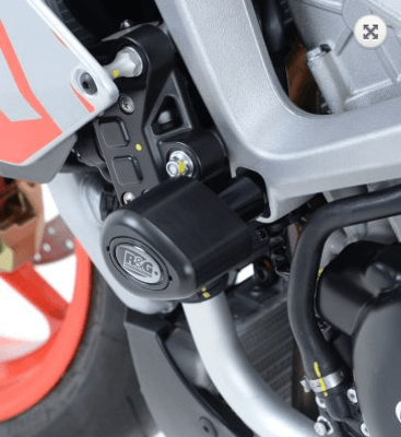 R&G Crash Protectors Aero Style fits for Aprilia V4 Tuono (’11-’20) (Black)