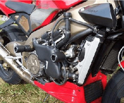 R&G Crash Protectors Classic Style fits for Aprilia Tuono ('03-'05) - Image 4