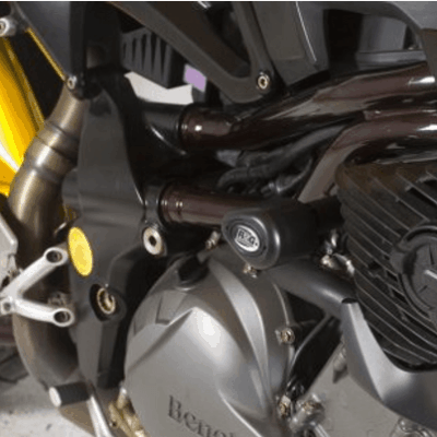 R&G Crash Protectors Aero Style fits for Benelli Cafe Racer (White)