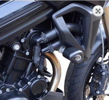 R&G Crash Protectors Aero Style fits for BMW F800R (’15-’18) (Black)