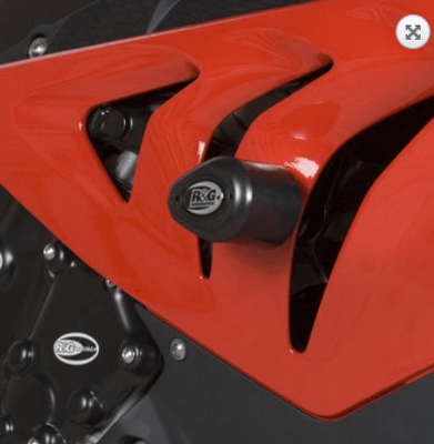 R&G Crash Protectors Aero Style fits for BMW S1000RR (’12-’14) & HP4 (’09-’14) (White)