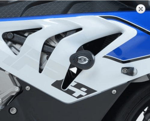R&G Crash Protectors Aero Style (Non Drill) fits for BMW S1000RR ('12-'14) & HP4 ('09-'14) (White) - Image 7