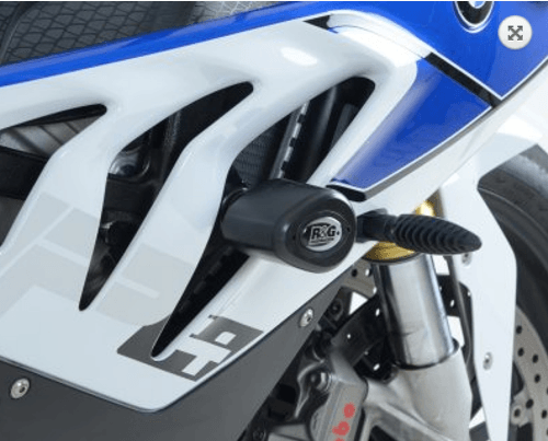 R&G Crash Protectors Aero Style (Non Drill) fits for BMW S1000RR ('12-'14) & HP4 ('09-'14) (White) - Image 3