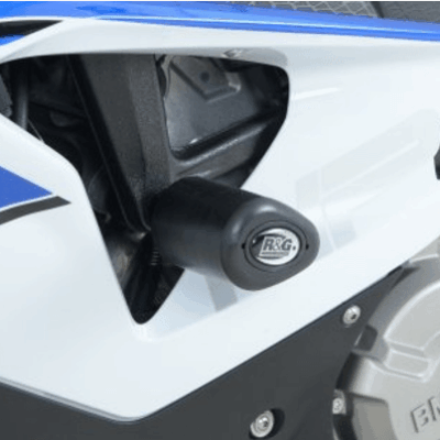 R&G Crash Protectors Aero Style (Non Drill) fits for BMW S1000RR (’12-’14) & HP4 (’09-’14) (Black)