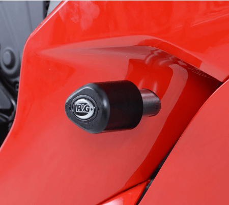 R&G Crash Protectors Aero Style (Drill Kit) fits for Ducati Supersport & Supersport S ('17-'20) (White) - Image 5
