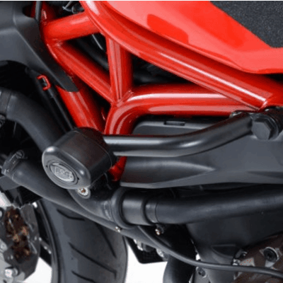 R&G Crash Protectors Aero Style fits for Ducati Monster 821, 1200, R & S (’14-) (White)