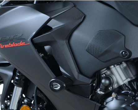 R&G Crash Protectors Aero Style (Non-Drill Kit) fits for Honda CBR1000RR ('17-'19) (Black)
