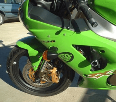 R&G Crash Protectors Classic Style fits for Kawasaki ZX6-R (’03-’04)