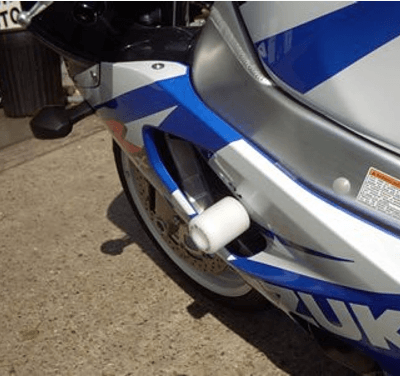 R&G Crash Protectors Classic Style fits for Suzuki GSX-R600 (’01-’03) (White)