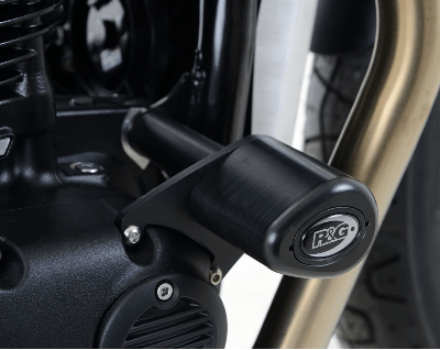 R&G Crash Protectors Aero Style fits for Triumph Street Twin, Triumph Thruxton 1200/R (’16-’18), Bonneville T100 (’17-) & Speed Twin (’21-)