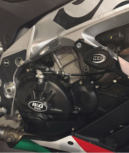 R&G Engine Case Cover Race Kit (2pcs) fits for Aprilia RSV4 RR/RF ('15-), Tuono V4 ('18-) & RSV4 1100 Factory ('19-'20)