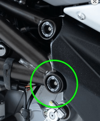 R&G Lower Trellis Frame Plug fits for MV Agusta Brutale 800, Dragster 800, F3 675/800, F4/F4 RC & Rivale 800