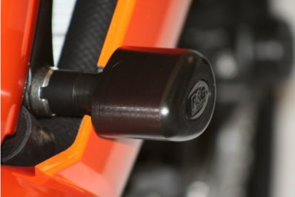 R&G Crash Protectors Aero Style fits for Kawasaki ZX6R ('07-'12) (Black) - Image 2