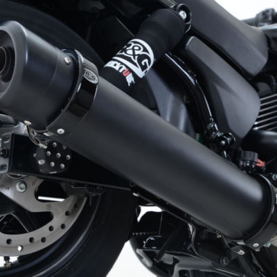 R&G 4.5 to 5.5 Round Exhaust Protector (Can Cover) fits for Multiple Bike Models