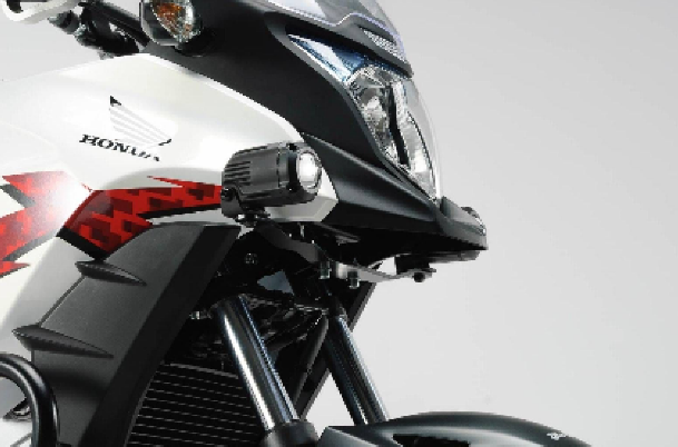 SW Motech HAWK Light Mounts (Black) fits for Honda CB500X ('13-) - Image 2